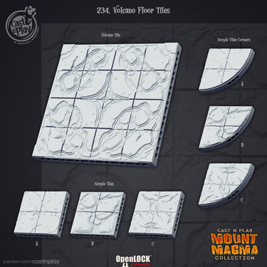 Volcano Floor Tiles